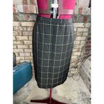 suit plaid black gold boxy 1980s Size 12 Photo 3