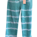 Mango Aquamarine Tie-Dye Jeans Photo 0