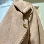 Blu Pepper  Women’s XL Soft Faux Suede Moto Jacket Pale Pink Photo 4