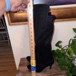 INC Womens 6.5 Black Over The Knee‎ Thigh High Heel Suede Boots Party Shoes Photo 1