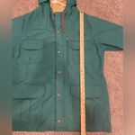 Rei Co-op  Eco Friendly 80s Vintage Green Drawstring Waist Hooded Coat Jacket Photo 9