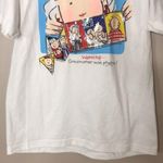 Fruit of the Loom Vintage warning grandma with photos T-shirt with photo slots size large best tag Photo 2