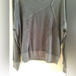 Goldie  Black Gold Stitch Patchwork Terrycloth Sweatshirt Size M New With Tag Photo 7