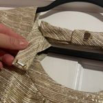 Kate Spade  • GOLD TINSEL STRIPE DRESS Photo 3