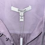 Derek Lam  10 crossby satin silk tie front lavender blouse size 4 Photo 1