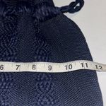 NAVY BLUE NYLON BUCKET BAG DRAW STRING/ROPE CLOSURE Photo 9