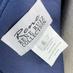 Rene Ruiz Collection Blue sequined ruched Knee Length Event Formal Dress 6 Photo 12