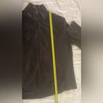 Lauren Ralph Lauren Womens Faux Suede Jacket Size Large Full Zip Equestrian Brown Photo 5