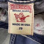 True Religion  Jeans Women's Size 29 Medium Blue Wash Low Rise Straight Leg Y2K Photo 10