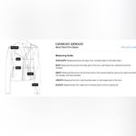 Giorgio Armani Double Breasted Borgo 21 Wool Tweed Blazer Women's 10 Gray Pink Photo 12