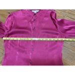 Boden Dart Viscose Satin Detail Fitted Long Sleeve Blouse Shirt Pink Size 6R Photo 12