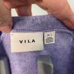 Vila Women's Purple Cardigan Sweater Photo 2