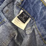 SheIn Two-Tone Contrast Panel Straight Leg Jeans Blue Light Wash – Small Photo 3