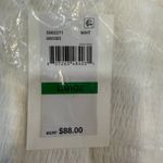 Becca  Swim White Ponza Smocked One Shoulder Dress Sz L NWT Photo 6