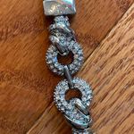 Lia Sophia leather and crystal silver bracelet Photo 1