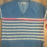 Workshop Republic Clothing Sz Sm Striped V-Neck Pullover Sweater Photo 4