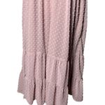 NEW Kervology Short Sleeve Smocked Maxi Dress 2XL Pink Super Stretch Pockets Size undefined Photo 7