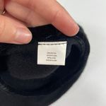 Vintage women's black French beret velvet band wool blend hat fashion accessory Photo 4