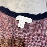 Charter Club Women's Navy and Pink Plaid Cardigan Photo 6