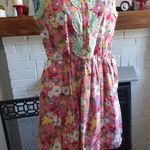 Matilda Jane NEW  Asymmetrical Floral Dress - Pink and Green Photo 0