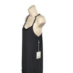 Glitz Womens  Black Party Dress Size Medium Strapless Tassel New c Photo 4
