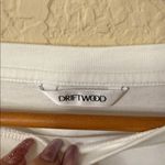 Driftwood  White Top with Floral Embroidery Photo 1