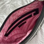 Playboy Y2K Metallic Hobo Handbag Black Bunny Silver Hardware​ Photo 2