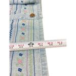 VTG Y2K Denim & Co. L Denim Jacket Embroidered Floral Boho Light Wash Top Blue Size L Photo 6