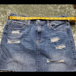 Aeropostale  Distressed Denim Skirt Photo 3