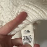 Alex Mill XS Camil Cream Cable Knit Turtleneck Sweater White Photo 8