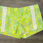 Lilly Pulitzer  Liza Crazy Cat House Shorts Women's‎ Size Photo 0