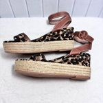 Steven By Steve Madden Steven‎ by Steve Madden Leopard Print Wedge Heels Espadrilles  size 6.5 Photo 6
