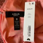 AQUA Pink Sequined Cocktail Dress Size 8 One Shoulder Mini Sheath by Photo 10