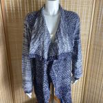 Wrangler  Blue & White Open Front Sailor Collar Cardigan  Photo 1