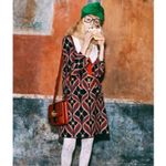 Gucci NWT.  Printed Dress Size IT40. Photo 2