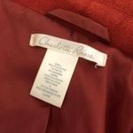 Charlotte Russe Short Coat Burnt Orange Button Front Womens Size Small Photo 5