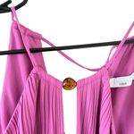 Jonathan Simkai Carli Pink Pleated Midi Dress Size 12 Photo 6