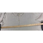 Flax  Organic Minimalist Quiet Luxury Natural Linen Shimmer Long Sleeve Blouse Lg Photo 7