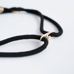 ZARA Black Gold Belt with Interlinked Buckles Photo 3