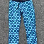Nike  Relay Dri-fit Tight Capri Run Fast Live Fearless Size M Blue Workout Active Photo 0
