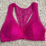 Victoria's Secret women’s small hot pink victoria’s secret small lace bra / bralette! Photo 0