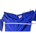 Rene Ruiz Fit and Flare Scuba‎ Evening Gown Blue Size 8 Formal Dress Photo 8