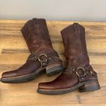 Frye 12R Harness Square Toe Moto Boots 77250 Made In USA Women’s 8.5 M Photo 9