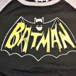 NWT Black Gray Yellow Batman Cape T Shirt Top Size L Size L Photo 4