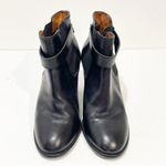 Madewell  Size 7‎ Lonny Leather Black Heeled Chelsea Ankle Boots Booties Photo 1