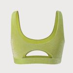 BERLOOK Light Green Lurex Cut Out Plus Size Bikini SET 45 Photo 7