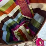 Coach y2k Legacy Stripe Signature Canvas Mini Purse Shoulder Bag Wristlet Photo 8