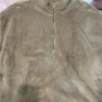 Old Navy  Tan Quarter Zip Sherpa (S) Photo 1