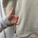 J. McLaughlin  Marisa Pullover Sweater XS Solid Oatmeal Scale Shawl Neck‎ NWT Photo 4