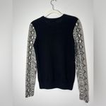 Equipment 100% Cashmere Shane Snake Python Sz S Photo 6